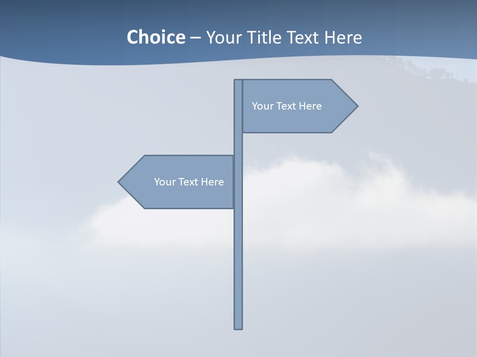 Escape Landscape Sunset PowerPoint Template