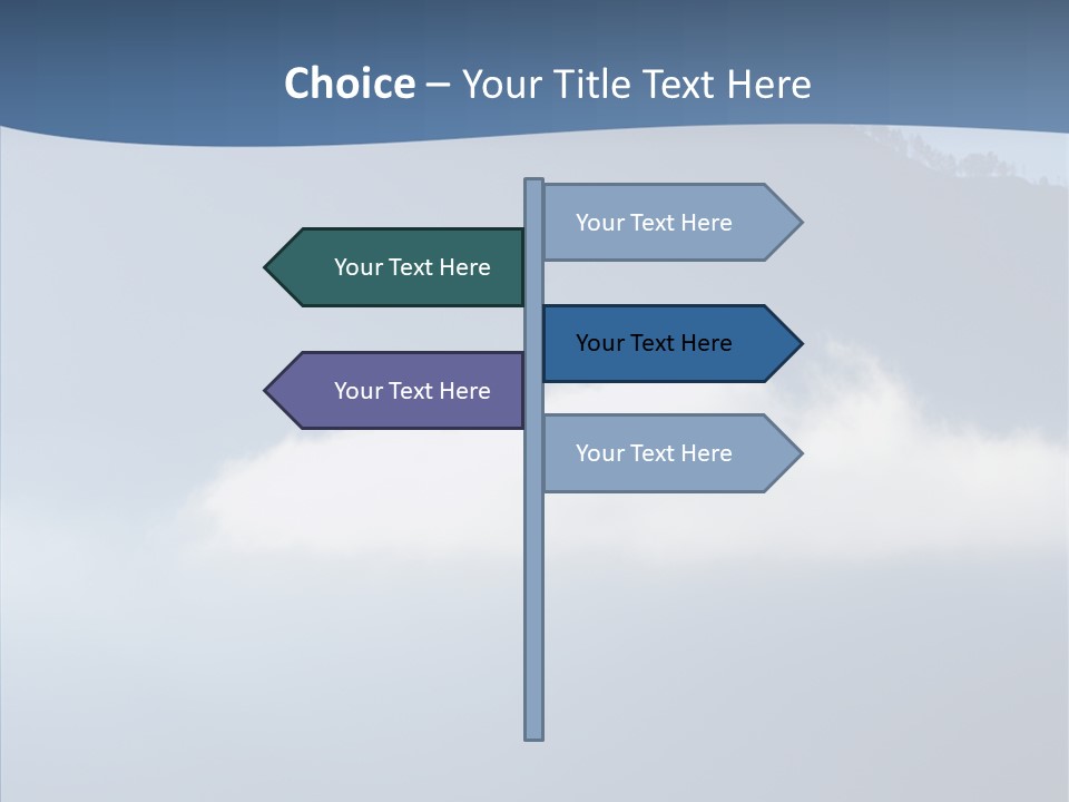 Escape Landscape Sunset PowerPoint Template