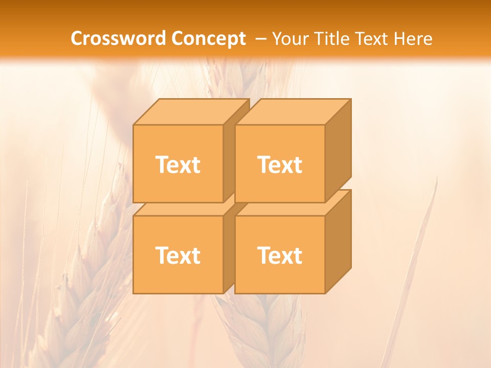 Harvesting Rye Seed PowerPoint Template
