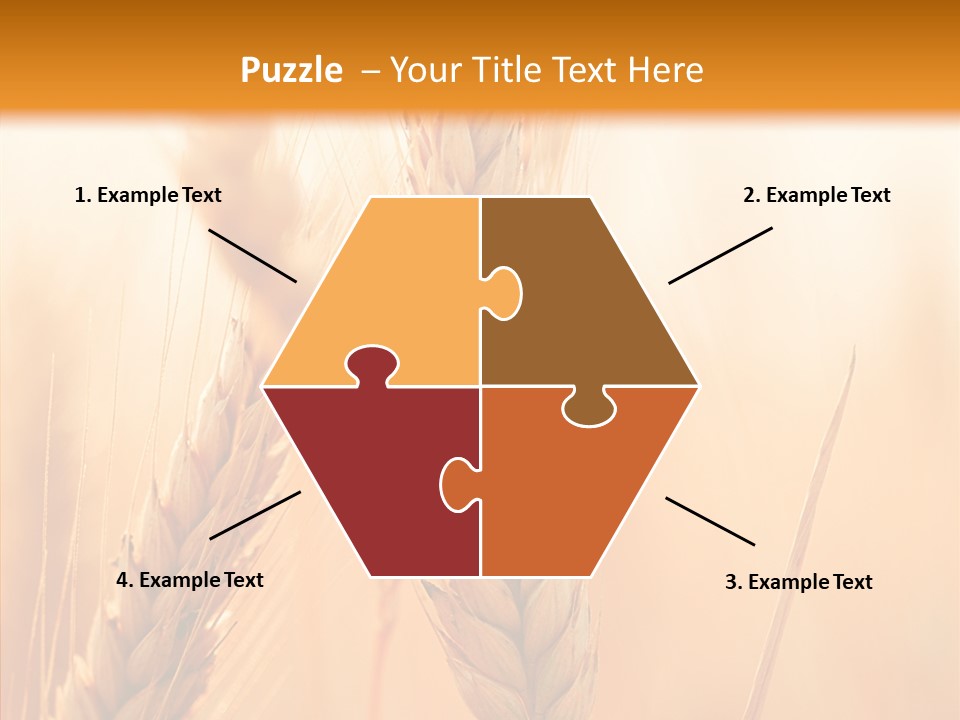 Harvesting Rye Seed PowerPoint Template