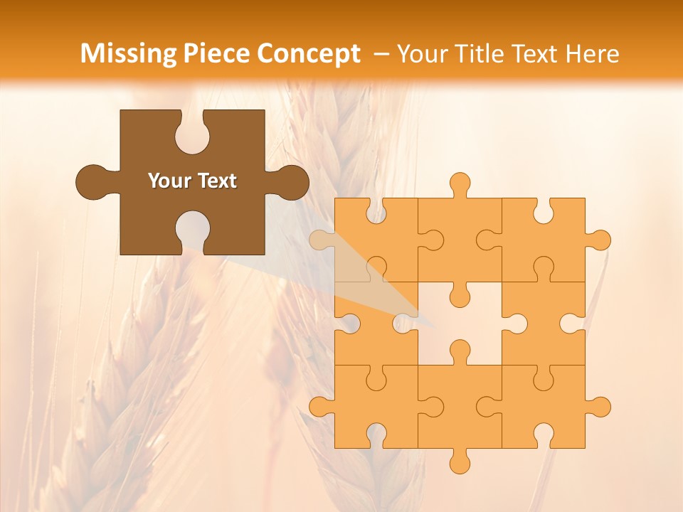Harvesting Rye Seed PowerPoint Template