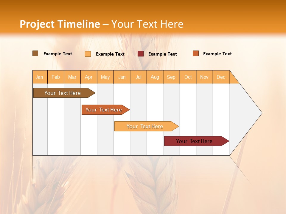 Harvesting Rye Seed PowerPoint Template