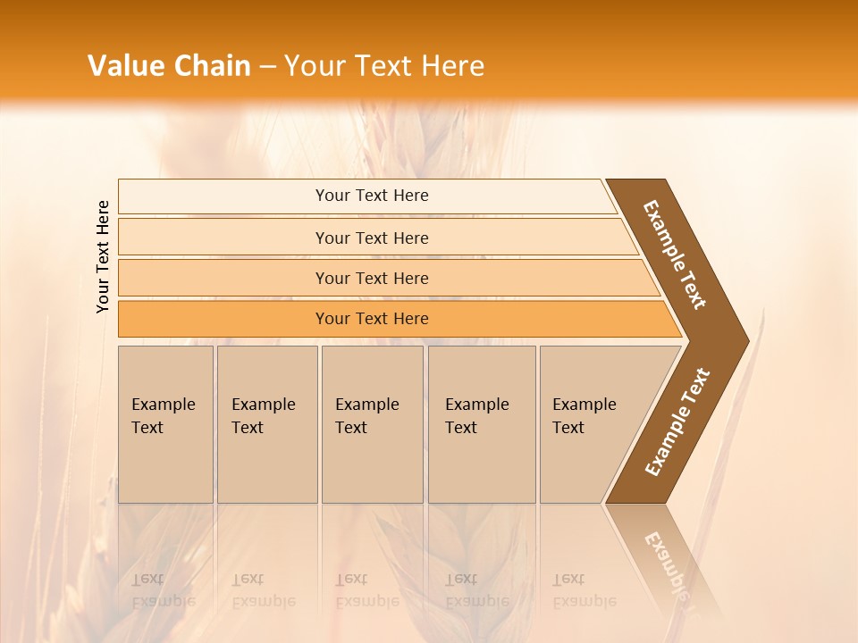 Harvesting Rye Seed PowerPoint Template