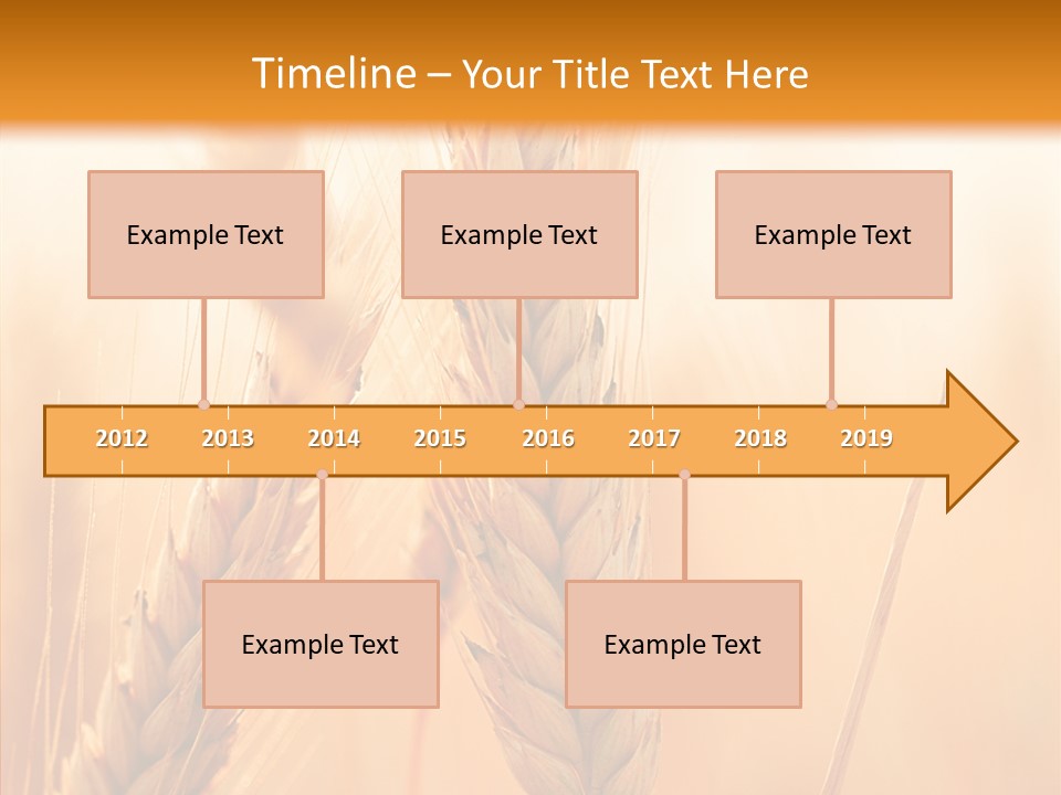 Harvesting Rye Seed PowerPoint Template