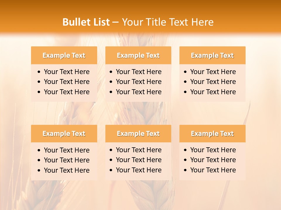 Harvesting Rye Seed PowerPoint Template