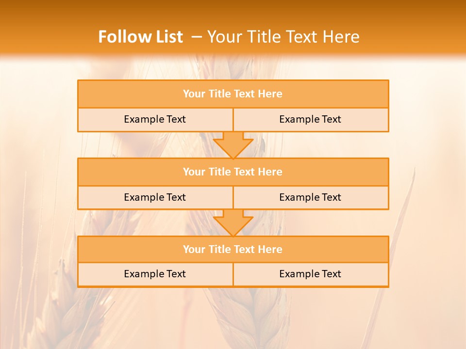 Harvesting Rye Seed PowerPoint Template