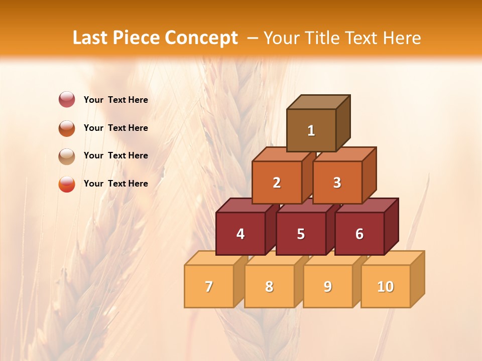 Harvesting Rye Seed PowerPoint Template