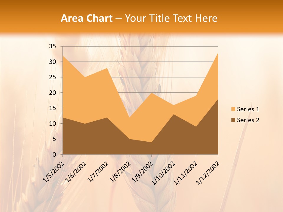 Harvesting Rye Seed PowerPoint Template