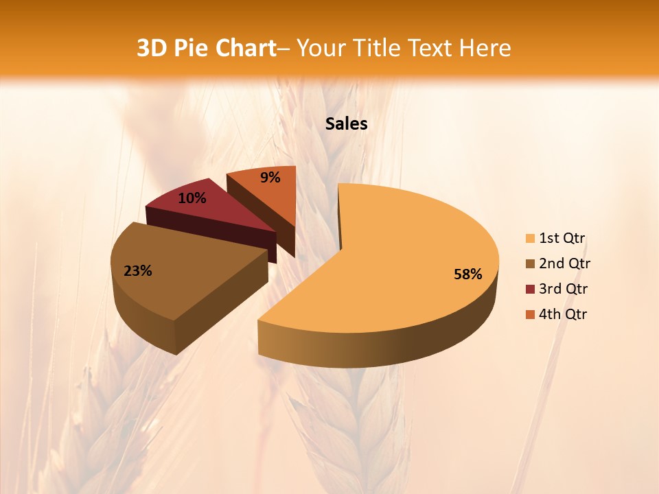 Harvesting Rye Seed PowerPoint Template