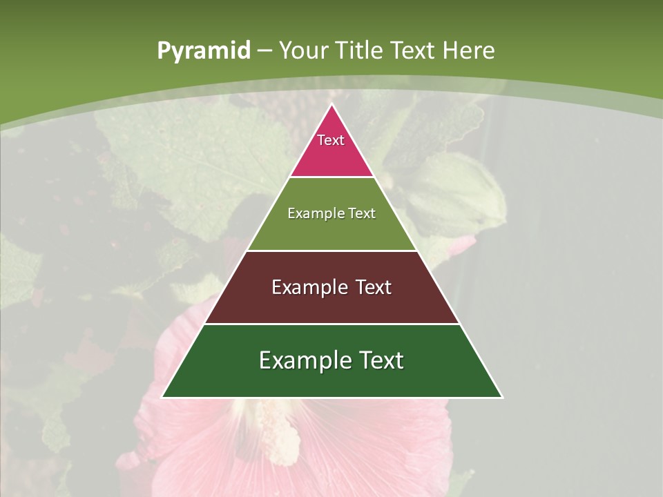Blooming Rose Stem PowerPoint Template