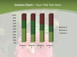 Blooming Rose Stem PowerPoint Template