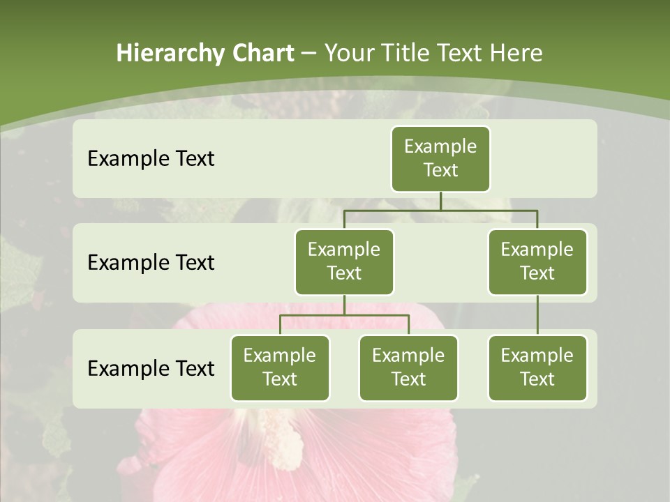 Blooming Rose Stem PowerPoint Template