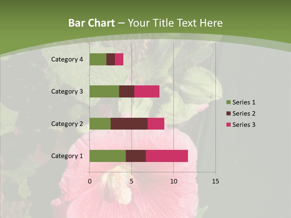 Blooming Rose Stem PowerPoint Template