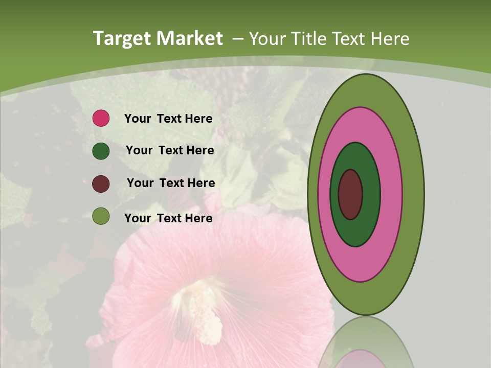 Blooming Rose Stem PowerPoint Template
