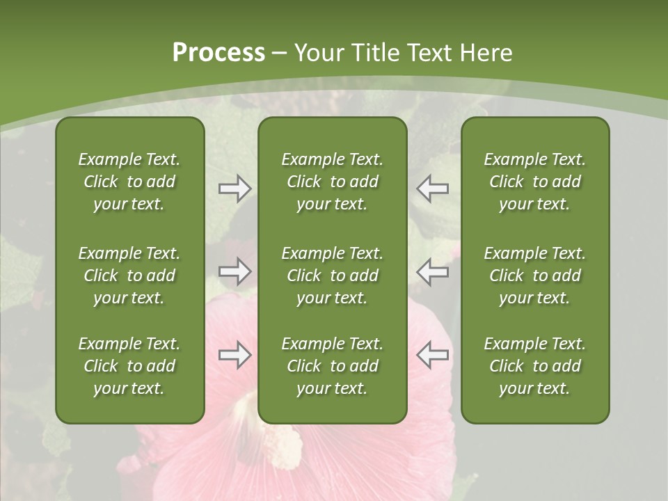 Blooming Rose Stem PowerPoint Template