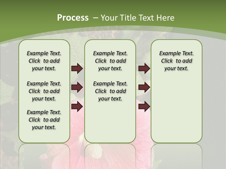 Blooming Rose Stem PowerPoint Template