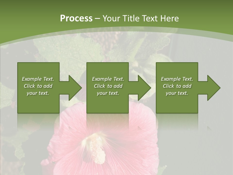 Blooming Rose Stem PowerPoint Template