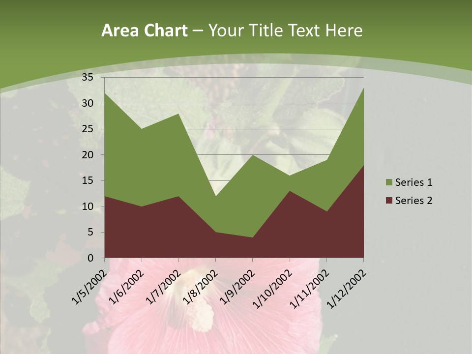 Blooming Rose Stem PowerPoint Template