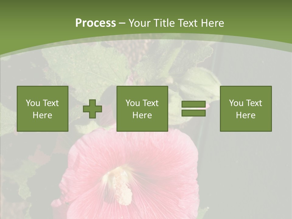 Blooming Rose Stem PowerPoint Template