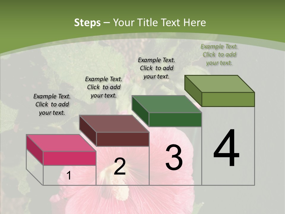Blooming Rose Stem PowerPoint Template