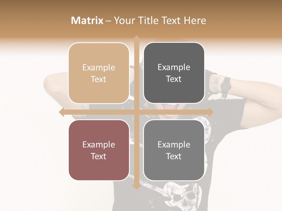 Trendy Headphones Attractive PowerPoint Template