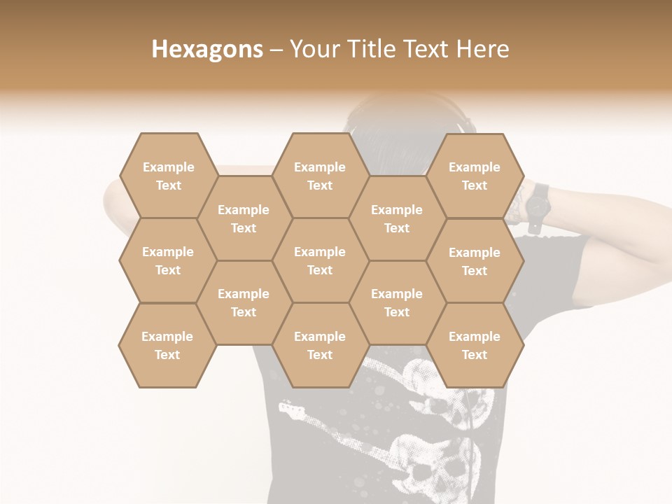 Trendy Headphones Attractive PowerPoint Template