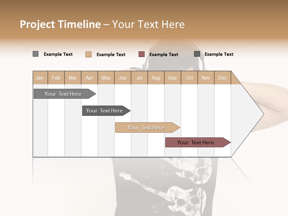 Trendy Headphones Attractive PowerPoint Template