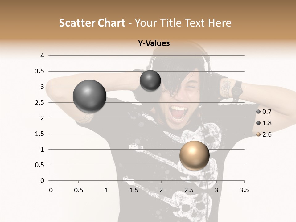 Trendy Headphones Attractive PowerPoint Template