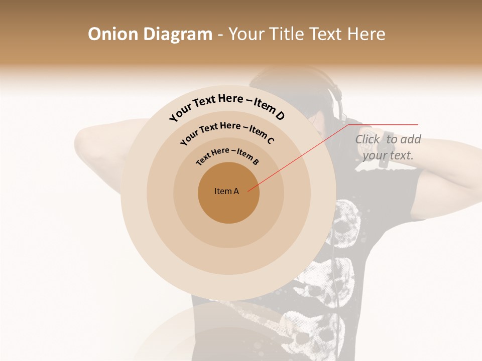 Trendy Headphones Attractive PowerPoint Template