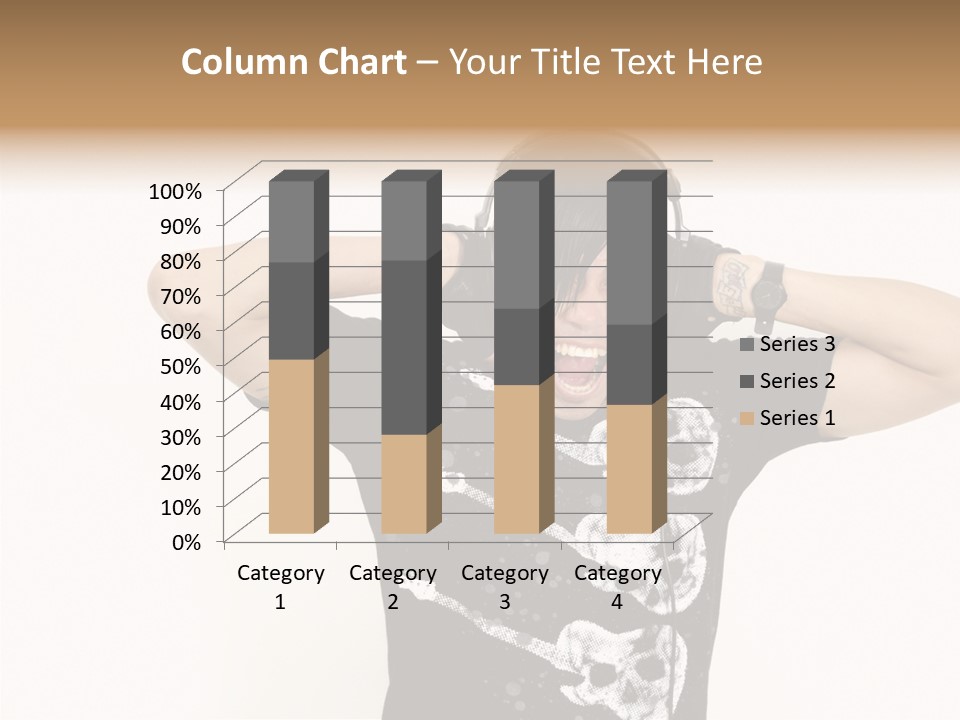 Trendy Headphones Attractive PowerPoint Template