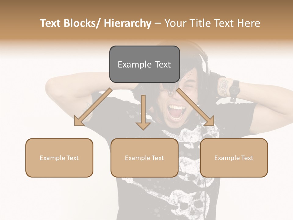 Trendy Headphones Attractive PowerPoint Template