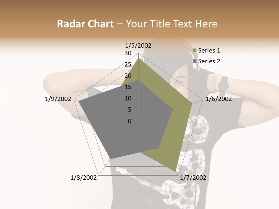 Trendy Headphones Attractive PowerPoint Template