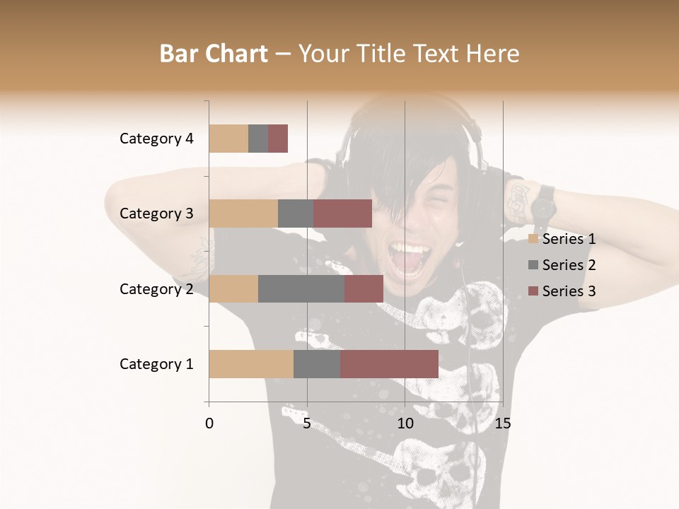 Trendy Headphones Attractive PowerPoint Template