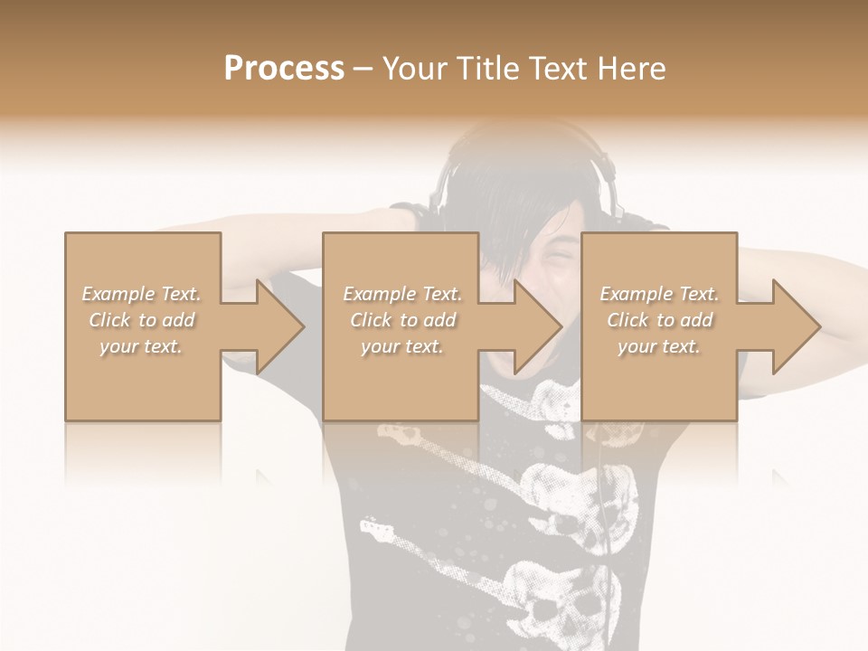 Trendy Headphones Attractive PowerPoint Template