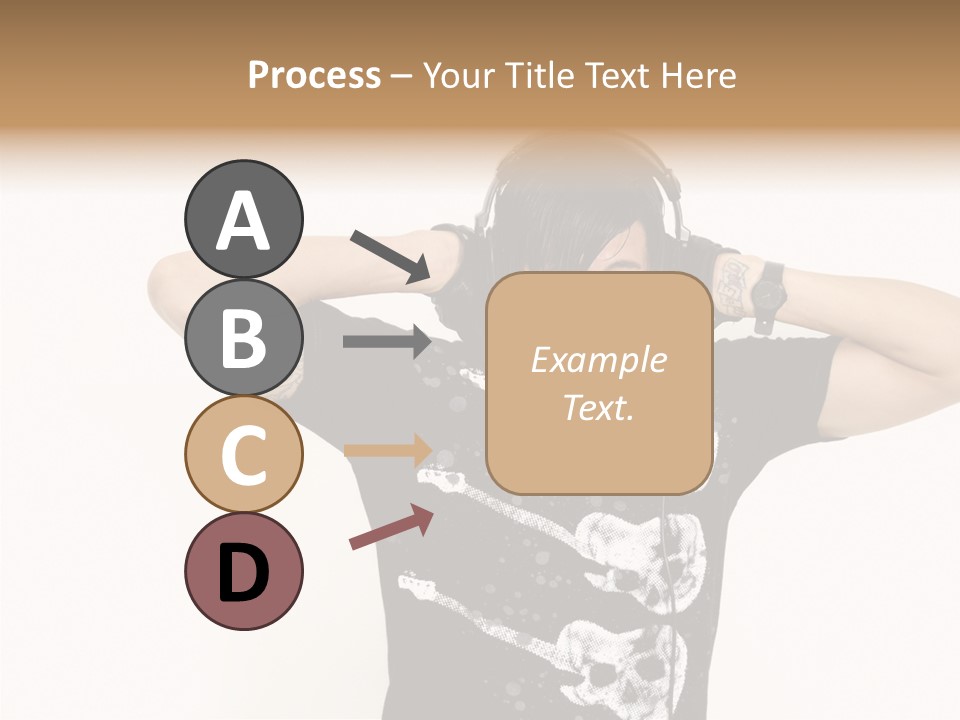 Trendy Headphones Attractive PowerPoint Template