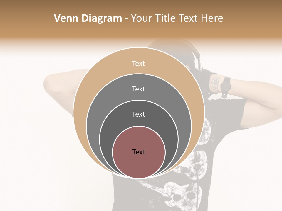 Trendy Headphones Attractive PowerPoint Template