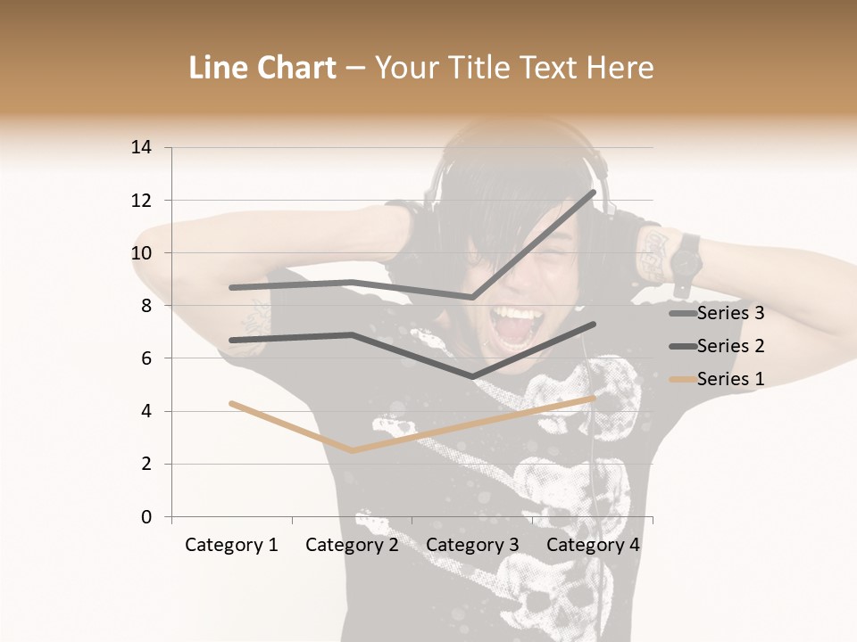 Trendy Headphones Attractive PowerPoint Template