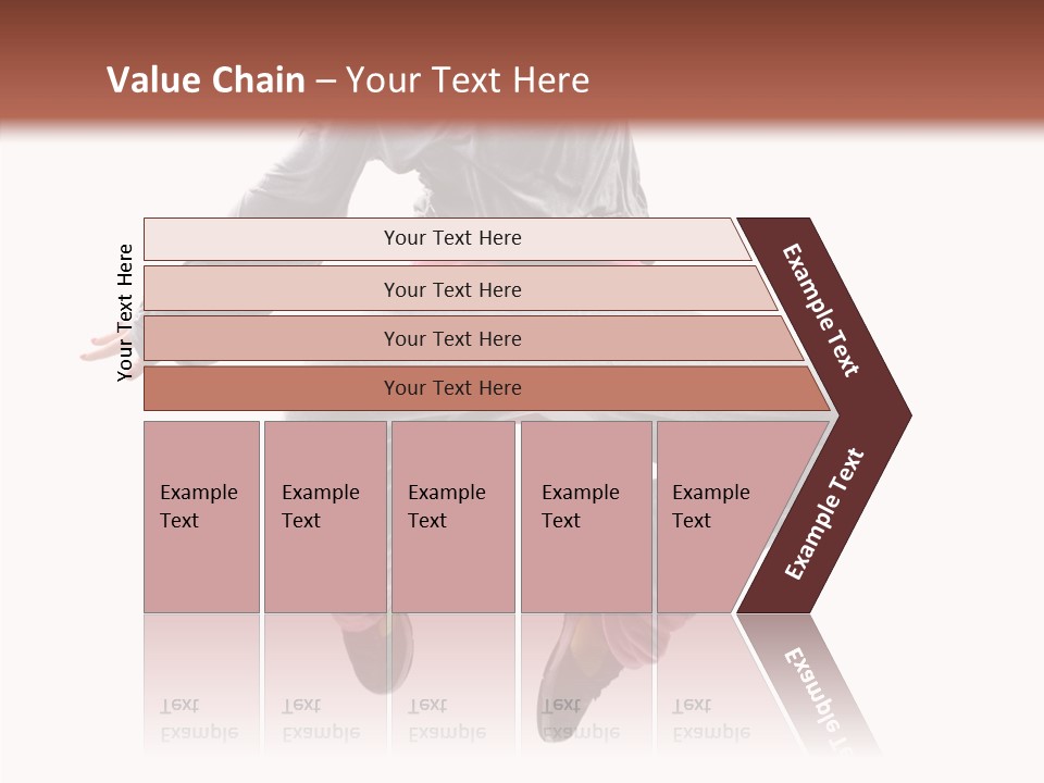 Performance Mid Air Woman PowerPoint Template