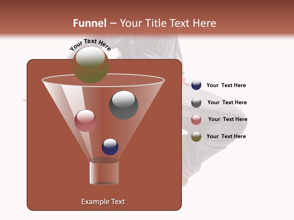 Performance Mid Air Woman PowerPoint Template