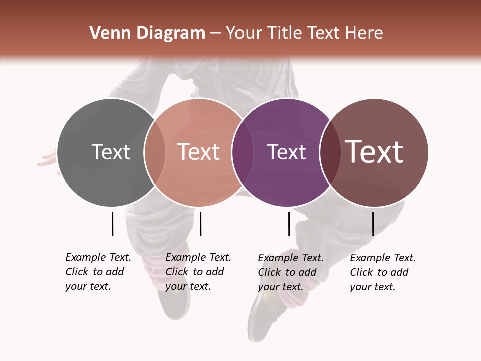 Performance Mid Air Woman PowerPoint Template