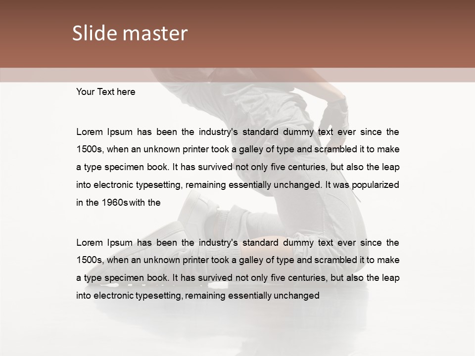 Motion Pose  PowerPoint Template