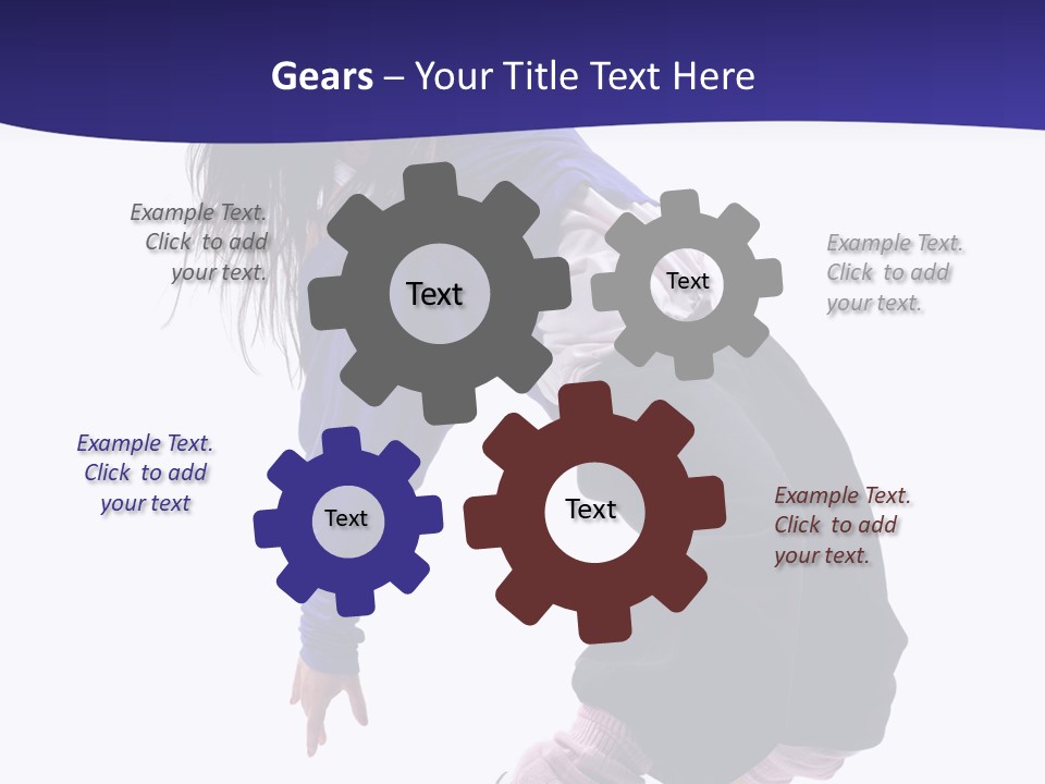 Fitness Teenager Artist PowerPoint Template