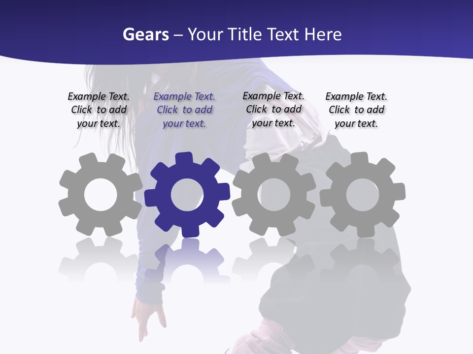 Fitness Teenager Artist PowerPoint Template