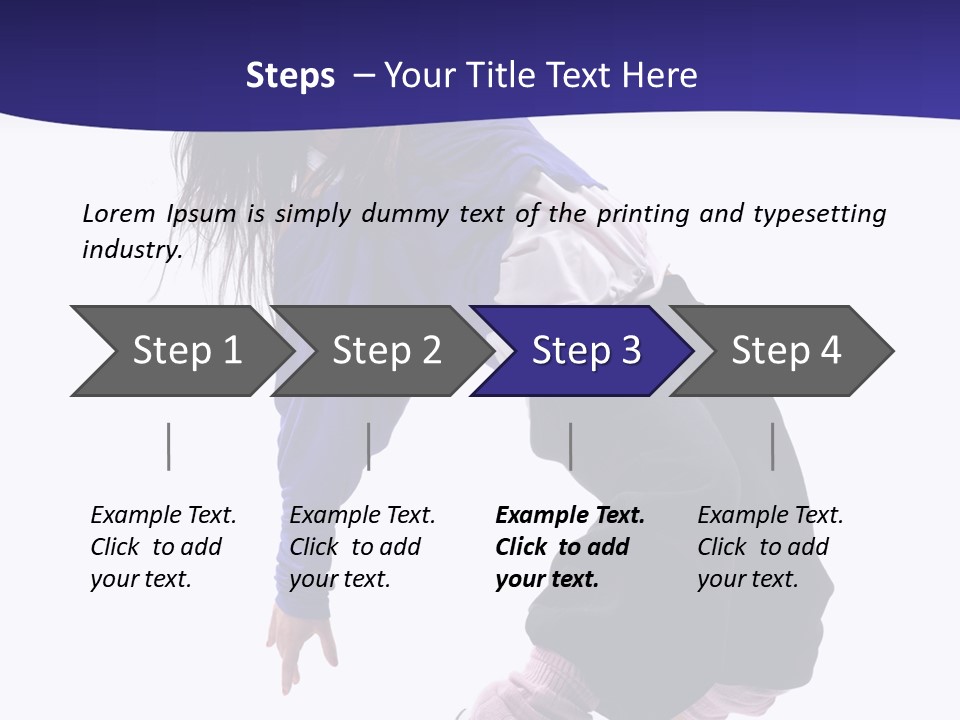 Fitness Teenager Artist PowerPoint Template