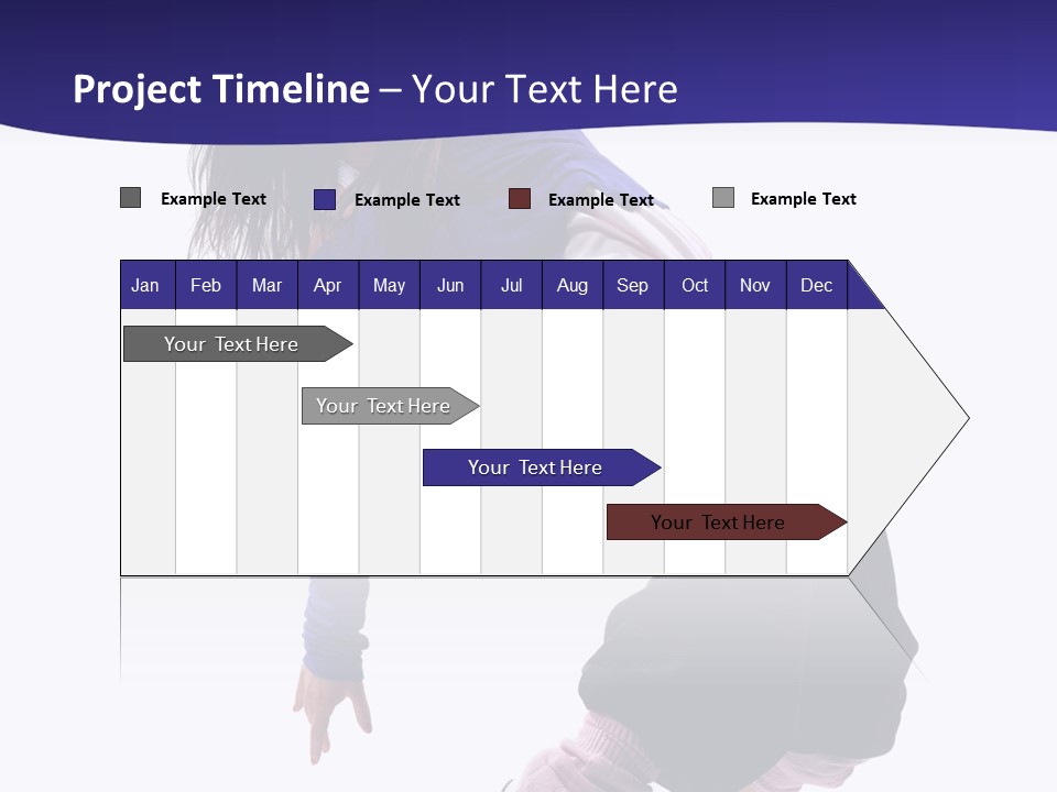 Fitness Teenager Artist PowerPoint Template