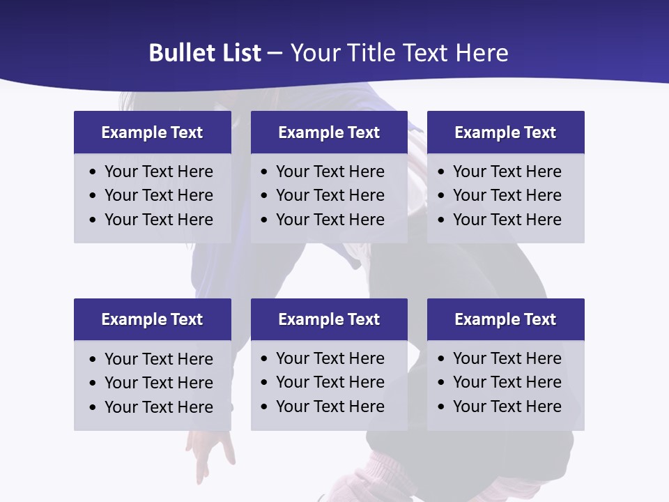 Fitness Teenager Artist PowerPoint Template