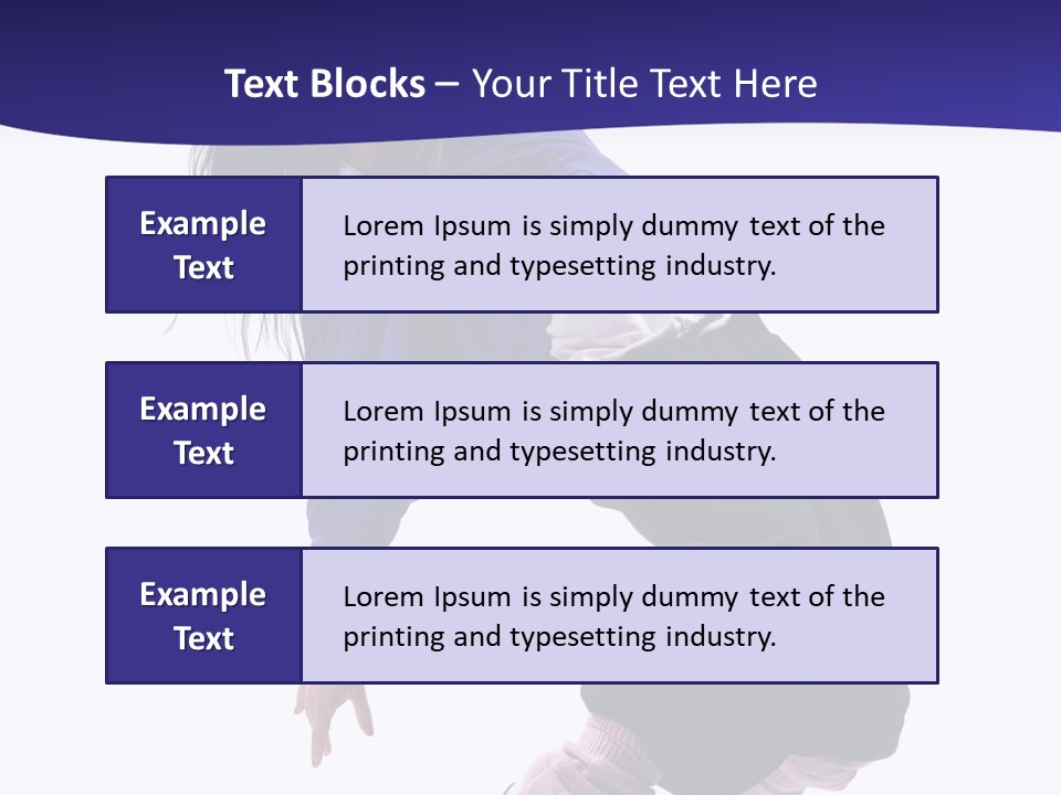 Fitness Teenager Artist PowerPoint Template