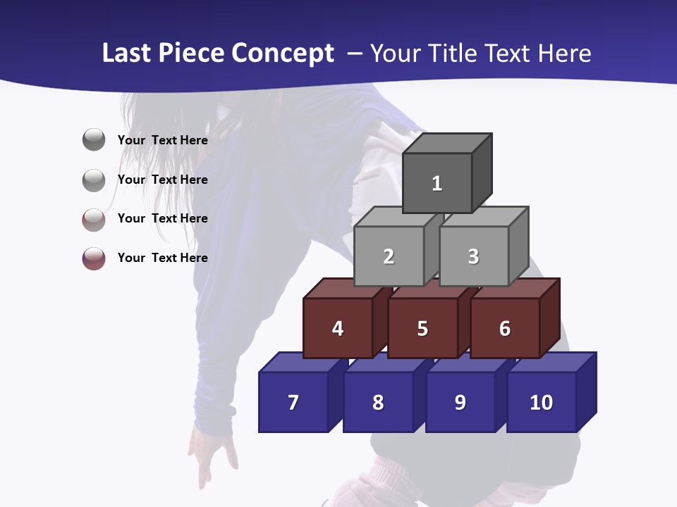 Fitness Teenager Artist PowerPoint Template