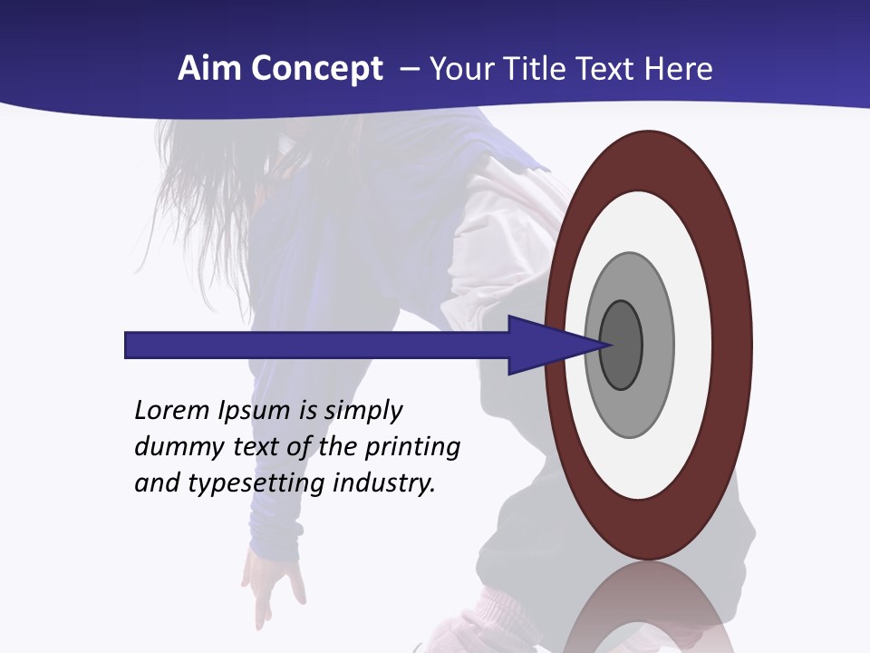 Fitness Teenager Artist PowerPoint Template