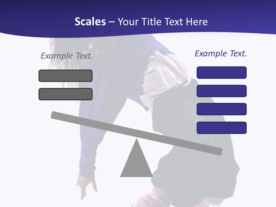 Fitness Teenager Artist PowerPoint Template